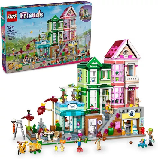 Lego Friends: Heartlake City Apartments And Stores #42670 για 12+ Ετών
