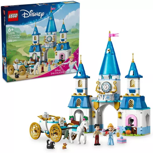 Lego Disney Princess: Cinderella’s Castle & Horse Carriage #43275 για 6+ Ετών
