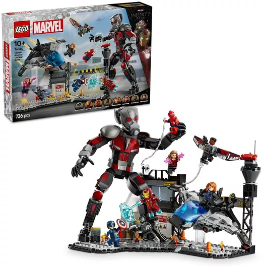 Lego Marvel: Captain America: Civil War Action Battle #76314 για 10+ Ετών
