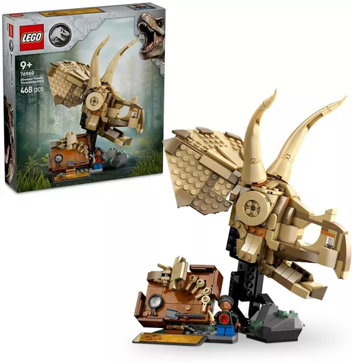 Lego Jurassic World: Dinosaur Fossils: Triceratops Skull #76969 για 9+ Ετών