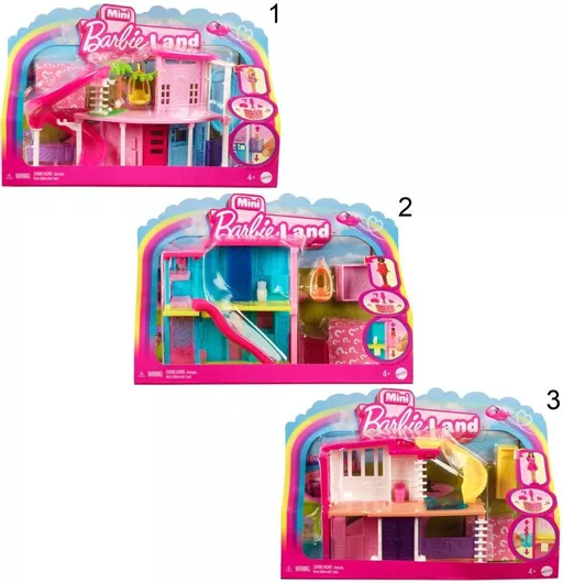 Barbie Mattel Mini Barbieland Σπίτι Τυχαία Επιλογή Σχεδίου