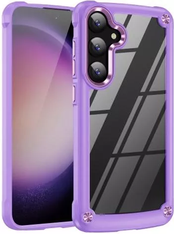 Θήκη Κινητού Back Cover για Samsung Galaxy S25 Plus Πλαστικό Μοβ / Διάφανο