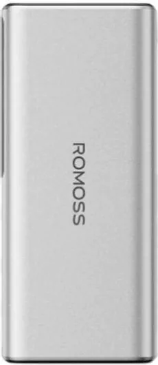 Romoss PPU20 Power Bank 20000mAh 130W με 2 Θύρες USB-A & Θύρα USB-C Power Delivery/Quick Charge 3.0 Ασημί
