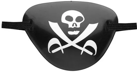 Αποκριάτικο Αξεσουάρ Widmann Pirate Eye Patch