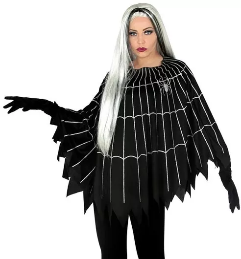 Αποκριάτικο Αξεσουάρ Widmann Ενηλίκων Πόντσο Αράχνης One Size