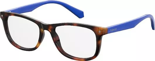 Παιδικός Σκελετός Γυαλιών Οράσεως Polaroid Wayfarer Κοκκάλινος Ταρταρούγα Καφέ / Μπλε