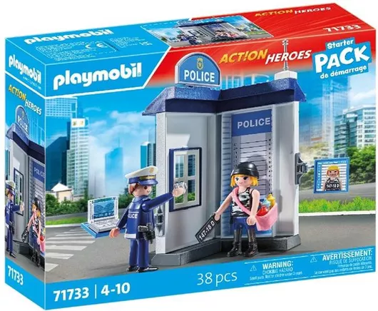Playmobil Starter Pack Δωμάτιο Εξακρίβωσης Στοιχείων Συλληφθέντων #71733 για 4+ Ετών