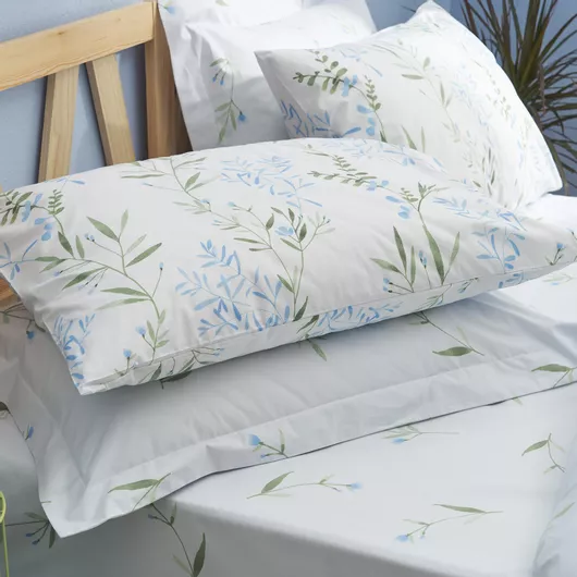 Μαξιλαροθήκη Charalambidis Textiles Υάκινθος Βαμβάκι & Πολυεστέρας 70x50cm Γαλάζιο