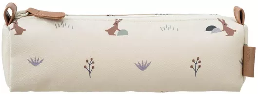Σχολική Κασετίνα Fresk Rabbit Sandshell από Ύφασμα Μονή Μπεζ