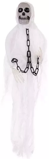 Αποκριάτικο Αξεσουάρ Fun Fashion Διακοσμητικός Κρεμαστός Σκελετός με Φως 81cm