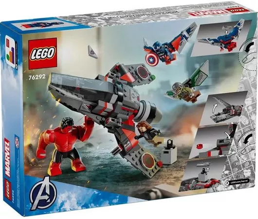 Lego Super Heroes: Captain America vs. Red Hulk Battle για 8+ Ετών #76292
