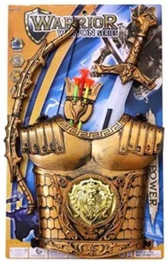 Αποκριάτικο Αξεσουάρ Martin Toys Καρτέλα Ιππότης Σπαθί με Φως & Τόξο 