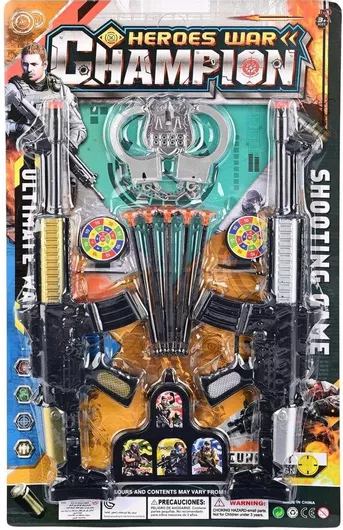 Αποκριάτικο Αξεσουάρ Martin Toys Καρτέλα Swat με 2 Καραμπίνες & Βελάκια 57cm