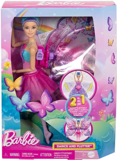 Barbie Mattel Κούκλα Μπαλαρίνα Πεταλούδα για 4+ Ετών