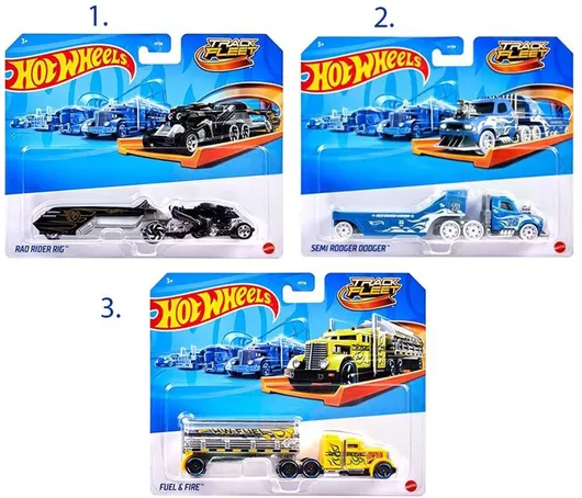 Αυτοκινητάκι Mattel Hot Wheels Track Fleet για 3+ Ετών Τυχαία Επιλογή Σχεδίου 