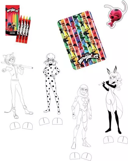 Σετ Ζωγραφικής Miraculous Ladybug 24τμχ