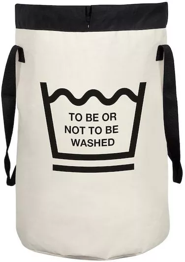 Καλάθι Απλύτων Spirella Υφασμάτινο 40x60cm Λευκό