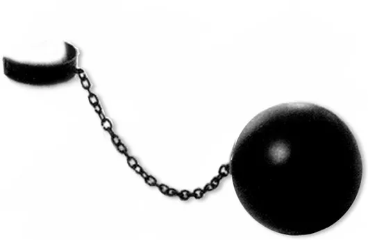 Αποκριάτικο Αξεσουάρ Τσα-Φαλ Μπαλά Κρατουμένου 