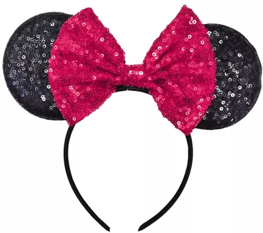 Αποκριάτικο Αξεσουάρ Τσα-Φαλ Στέκα Αυτιά Ποντικού με Πούλιας Τυχαία Επιλογή Σχεδίου 