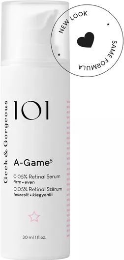 Serum Προσώπου Geek & Gorgeous 101 A-Game 5 0.05% Retinal Αντιγηραντικό με Ρετινόλη 30ml