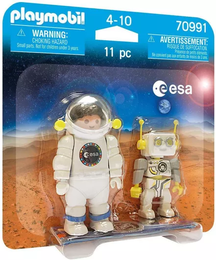 Playmobil Duo Pack Αστροναύτης Esa & Robert για 4+Ετών #70991