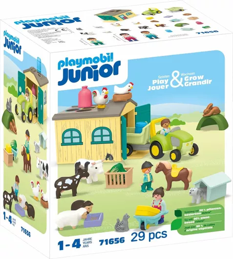 Playmobil Junior Διασκέδαση Στη Φάρμα για 4+Ετών #71656