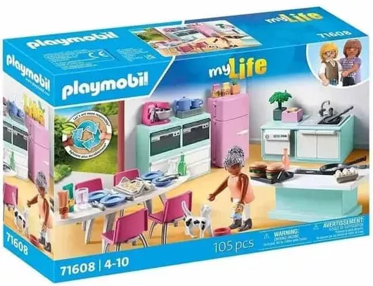 Playmobil MyLife Μοντέρνα Κουζίνα Με Τραπεζαρία για 4-10 ετών