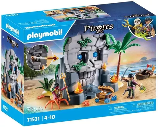 Playmobil Pirates Πειρατική Βραχονησίδα για 4+Ετών #71531