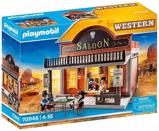 Playmobil Western Saloon Άγριας Δύσης για 4+Ετών #70946