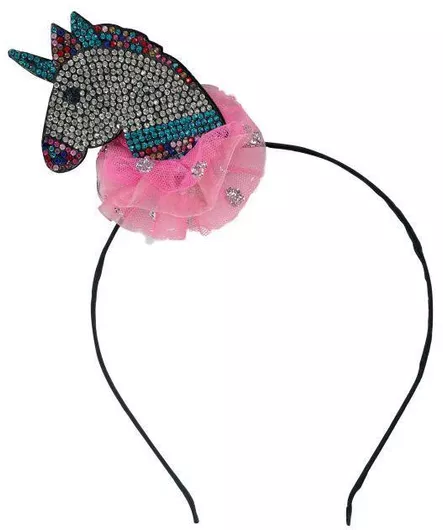 Αποκριάτικο Αξεσουάρ Fun Fashion Στέκα Μονοκερος με Στρας