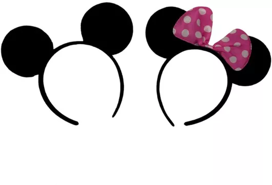 Αποκριάτικο Αξεσουάρ Maskarata Στέκα Ποντικάκια 1τμχ Τυχαία Επιλογή Χρώματος 