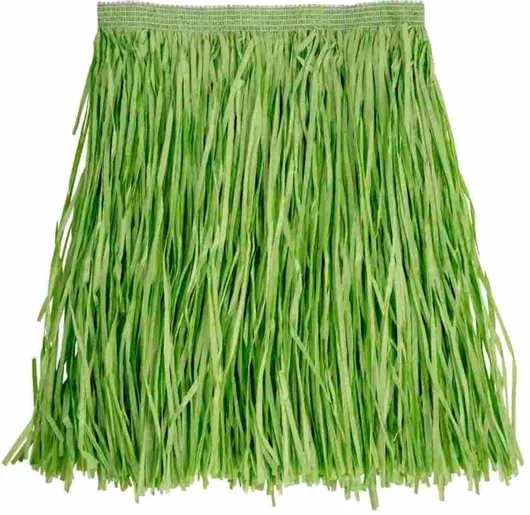 Αποκριάτικο Αξεσουάρ Maskarata Φούστα Χαβανέζας Χόρτο 45cm Πράσινο 