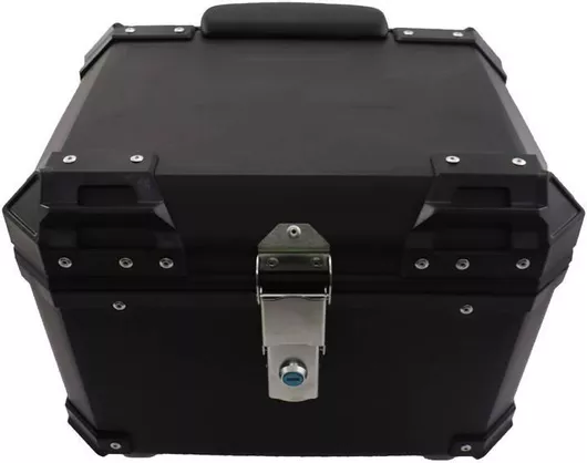 Μπαγκαζιέρα Μοτοσυκλέτας STR 857 με Επένδυση & Μαξιλάρι Πλάτης 45lt Μαύρο