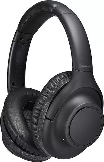 Audio Technica ATH-S300BT Ασύρματα/Ενσύρματα Over Ear Ακουστικά με 90 ώρες Λειτουργίας Μαύρο