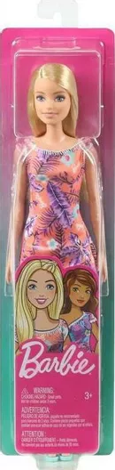 Barbie Κούκλα Mattel με Λουλουδάτο Φόρεμα Ροζ για 3+ Ετών