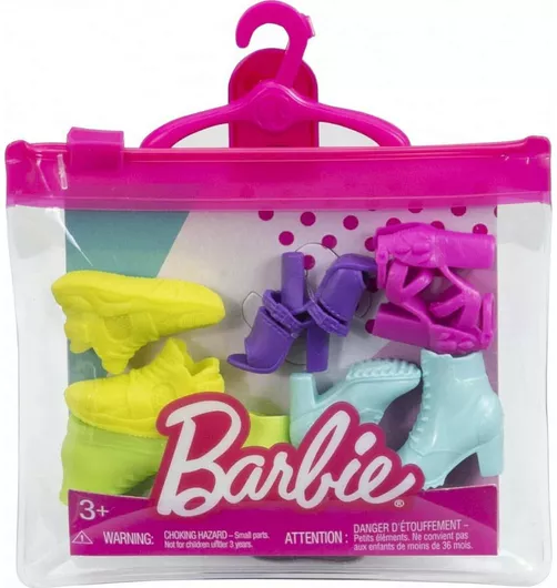 Barbie Ρούχα για Κούκλες Mattel Σετ Παπούτσια για 3+ Ετών