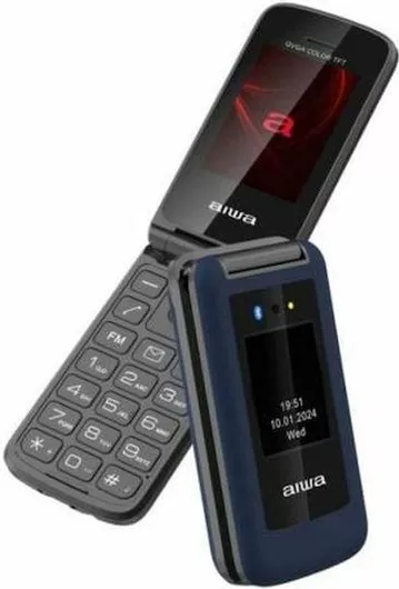 Κινητό Τηλέφωνο Aiwa FP-30 Dual SIM με Μεγάλα Κουμπιά Μπλε