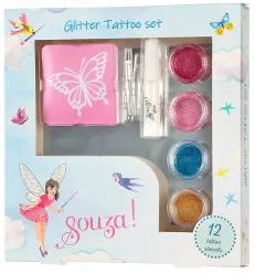 Παιχνίδι Ομορφιάς Souza Σετ Glitter Tattoo Fairy για 6+ Ετών