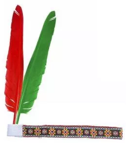 Αποκριάτικο Αξεσουάρ Widmann Στέκα Ινδιάνου με 2 Φτερά 