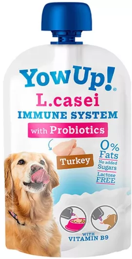 Υγρή Τροφή Γάτας Yowup Dog Yogurt Pouch Immune System Turkey σε Φακελάκι 115gr