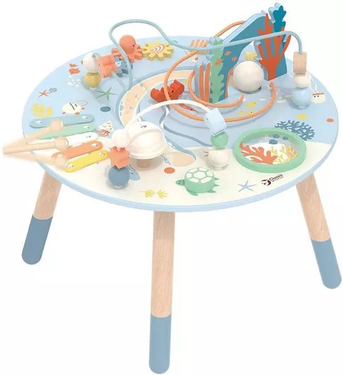 Τραπεζάκια Δραστηριοτήτων Classic World από Ξύλο Ωκεανός 45x45x44.5cm για 18+ Μηνών