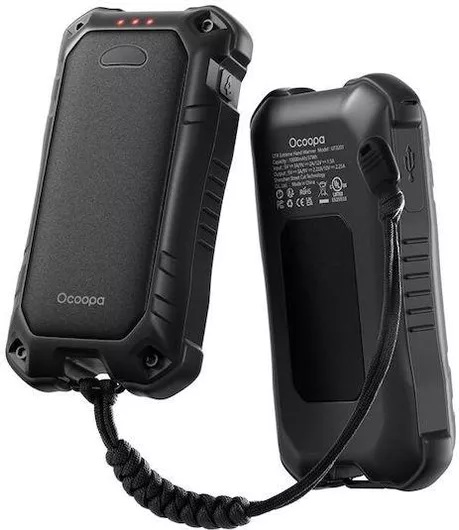 Hand Warmer Ocoopa Ut4 Extreme 2x5000 Mah Powerbank Function Usb-c Μαύρο
