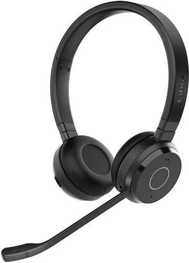 Multimedia Ακουστικά Jabra Evolve 65 TE UC Stereo Ασύρματα On Ear με Μικρόφωνο & Σύνδεση Bluetooth/USB-A Μαύρο