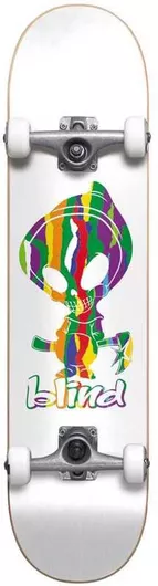 Complete Skateboard Blind Reaper Sweater Pattern Yth Fp 7.25" Λευκό