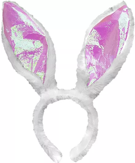 Αποκριάτικο Αξεσουάρ Carnavalista Στέκα Αυτιά Λαγού Σετ 12τμχ