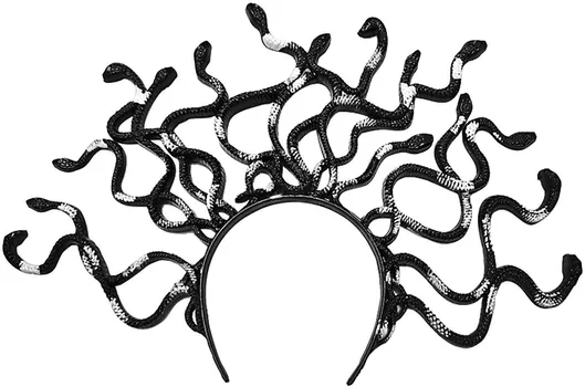 Αποκριάτικο Αξεσουάρ Carnavalista Στέκα Φίδι Μαύρο