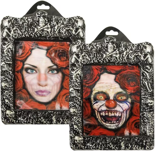 Αποκριάτικο Αξεσουάρ Carnavalista Κορνίζα Τρόμου 29x21cm Τυχαία Επιλογή Σχεδίου