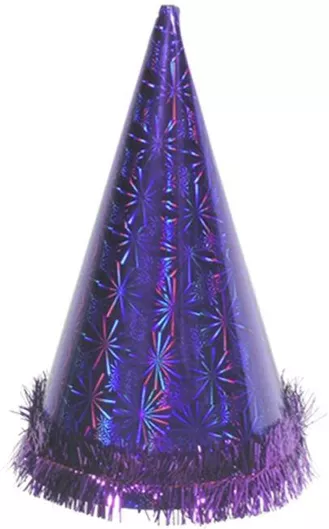 Αποκριάτικο Αξεσουάρ Carnavalista Καπέλο Πιερότος Χάρτινο Laser 37cm Τυχαία Επιλογή Σχεδίου