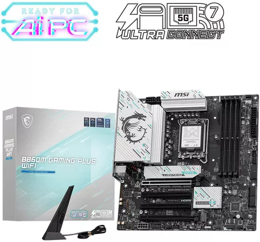 Μητρική Κάρτα MSI B860M Gaming Plus WIFI Micro ATX με Intel 1851 Socket