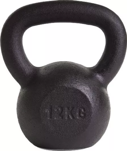 Kettlebell Black Matt 12kg Optimum Sport Cx-Db602-12